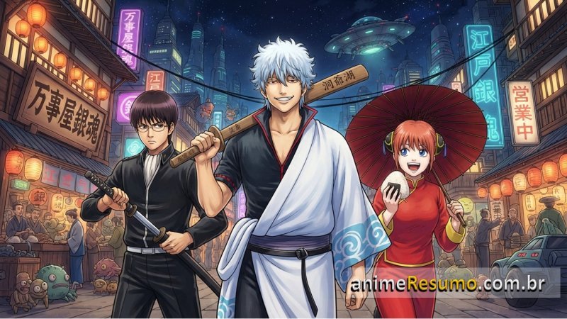 Capa do anime Gintama