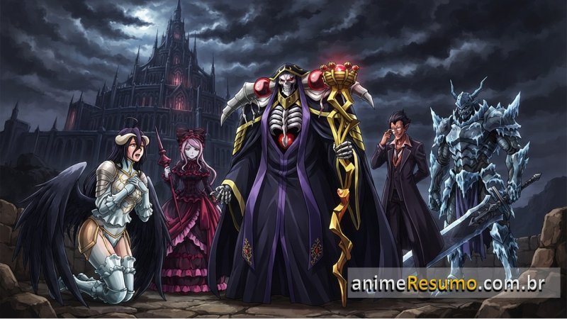 Capa do anime Overlord