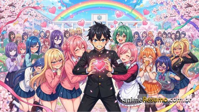 Capa do anime The 100 Girlfriends
